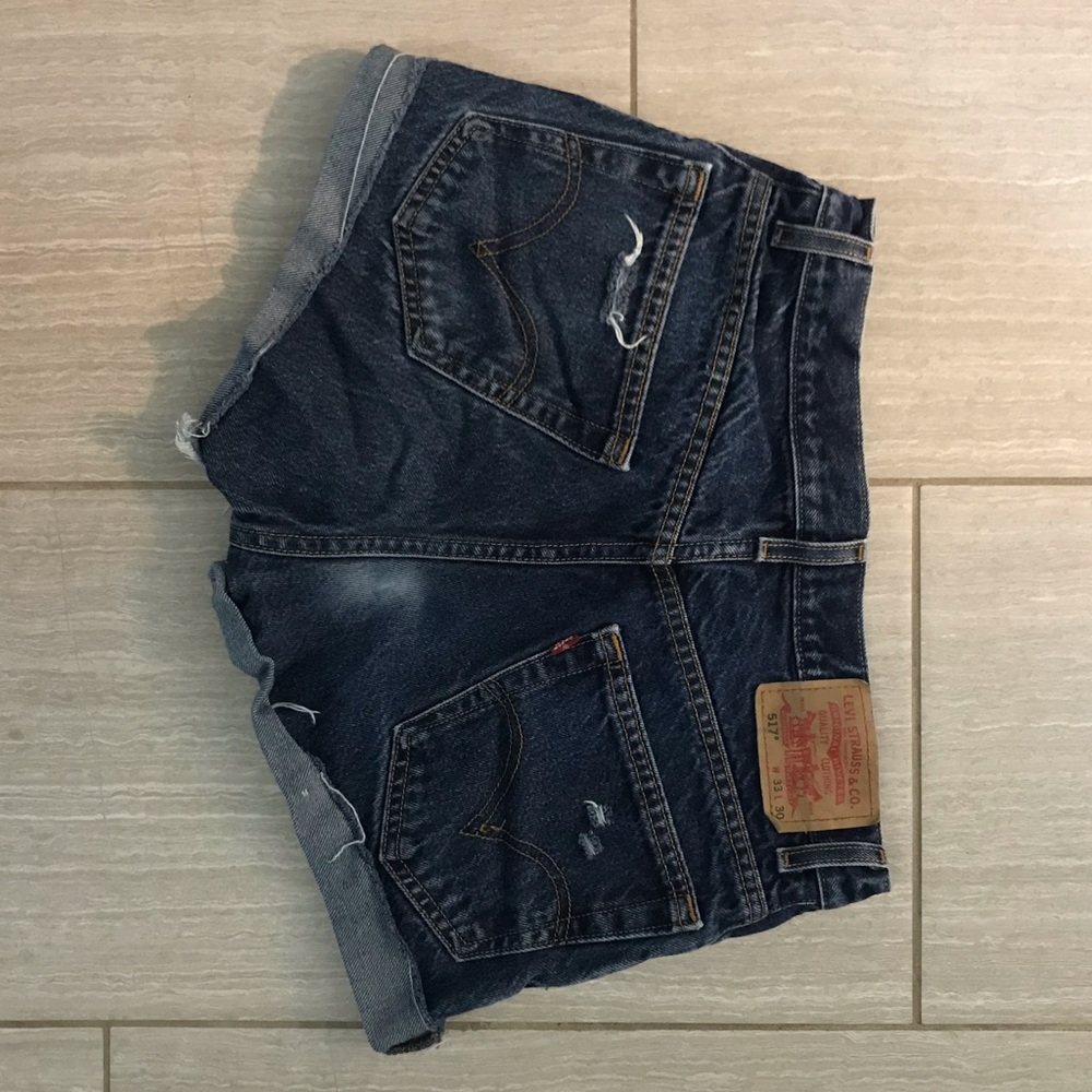 Levis dark blue 517s shorts - Picture 3 of 3